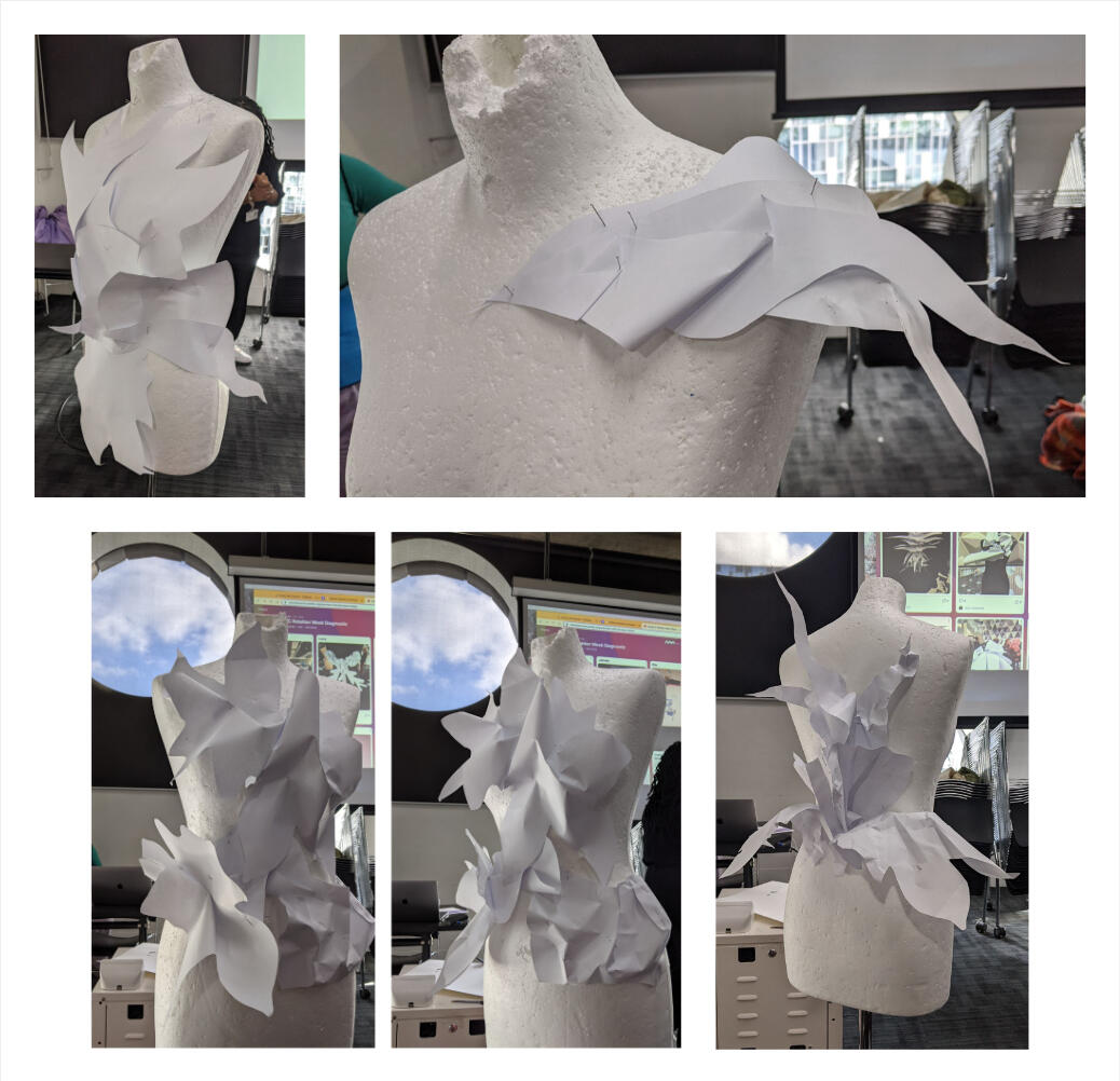 Fashion Week - Paper Sculptures
