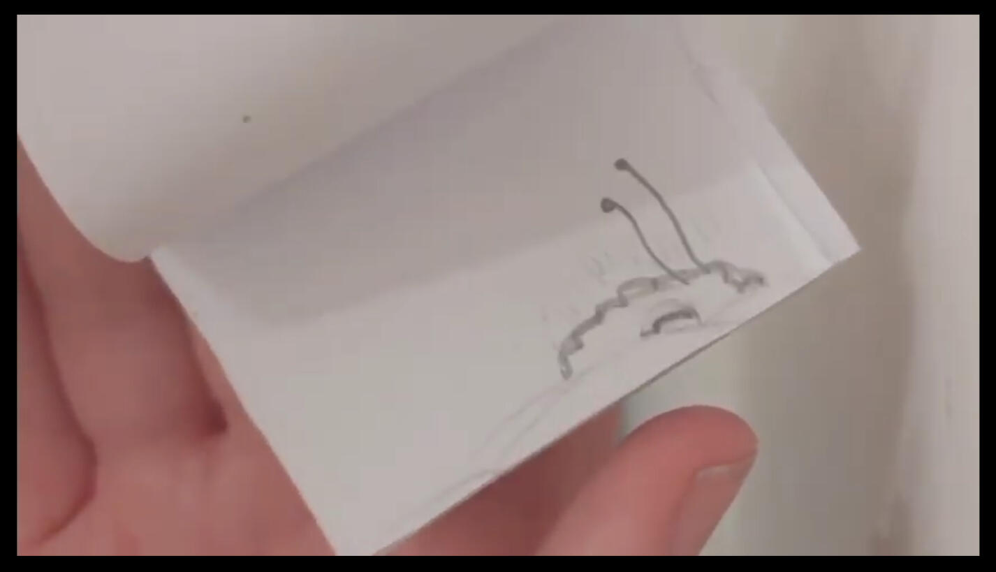 Media Production ~ Still from Character Flipbook Animation