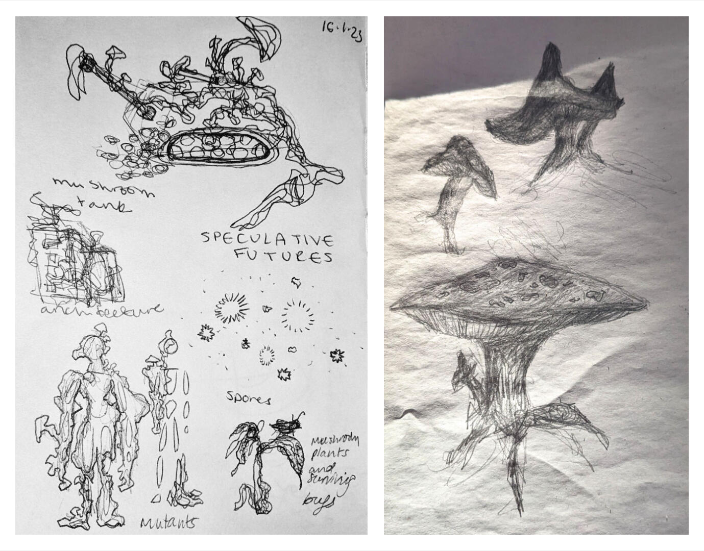 Speculative Futures - Initial Sketches